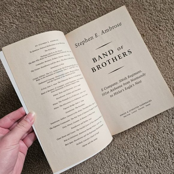 4/$20 Band of Brothers by Stephen E. Ambrose - Paperback - Picture 2 of 5